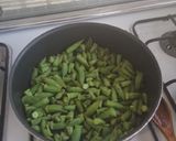صورة لخطوة 4 من وصفة باميا خضره باللحمة 😋