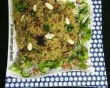 A picture of step 7 of Kabli chana nuts pulao.