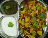 A picture of step 5 of Sabudaana khichdi.