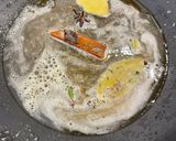 A picture of step 3 of Hari Chutney Biryani.