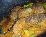 A picture of step 6 of Gola kabab Masala.