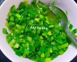 Hình bước làm 4 của món Bánh bèo chén Huế nhân tôm chấy,đậu xanh,mỡ hành