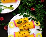 पॉप्सिकल मैंगो ढोकला (popsicle mango Dhokla recipe in hindi) रेसिपी चरण 9 फोटो