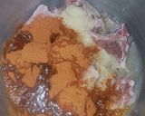 A picture of step 1 of Mutton nihari with home made nihari masala.