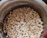 A picture of step 1 of Ragi dosa (healthy millet dosa).