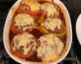 A picture of step 5 of Stuffed Peppers.