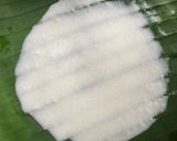 A picture of step 3 of Ela Ada or Elayappam.