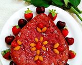 स्ट्रॉबेरी एगलेस केक (Strawberry eggless cake recipe in hindi) रेसिपी चरण 10 फोटो