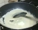 A picture of step 3 of Kaju katli recipe.