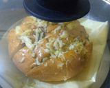 A picture of step 4 of Cheese chilli garlic bread.