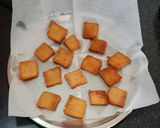 ब्रेड टोस्ट चाट (bread toast chaat recipe in Hindi) रेसिपी चरण 2 फोटो