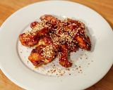 A picture of step 4 of Yangnyeom chicken : Korean spicy chicken.