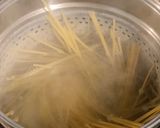 A picture of step 1 of Linguine puttanesca 🍝.