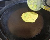 A picture of step 2 of Besan & Oats Chilla.
