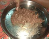 A picture of step 3 of Chocolate modak.
