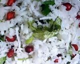 A picture of step 2 of Fresh coconut khaman poha.