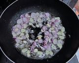 Foto langkah ke 4 dari resep Tumis Telor (rebon + kemangi).