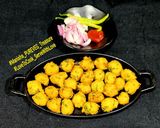 A picture of step 5 of Moong Dal Pakora.