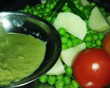 कीमा मटर आलू, टमाटर(keema matar aloo tamatar recipe in hindi) रेसिपी चरण 1 फोटो