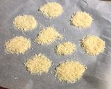 A picture of step 2 of Delectable Parmesan crisps.