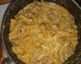 A picture of step 2 of Creamy Mushroom Pasta.