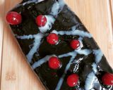 A picture of step 4 of Chocolate fudge cake eggless.