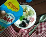 Foto langkah ke 8 dari resep Es Campur Bongko, Sagu Mutiara, dan Cincau.