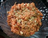 A picture of step 5 of Dry fruit caroot halwa.