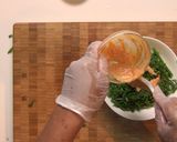 【哇菜影音食譜】月見腐乳拌過貓的食譜步驟2照片