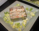 Foto del paso 9 de la receta Ensaladilla con triángulos de queso y gambas