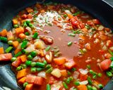 A picture of step 4 of Bisi Bele Bath.