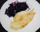 Foto del paso 7 de la receta: Lenguado menier y lombarda con bacon