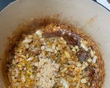 A picture of step 1 of Broccoli cheddar soup with bacon.