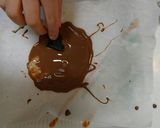 A picture of step 17 of Valentine Chocolate Kohakuto recipe.