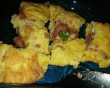 Foto langkah ke 4 dari resep Telor dadar keju kornet.