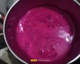 A picture of step 2 of Red Dragon Fruit Coconut Burfi.