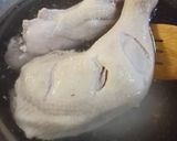 Hình bước làm 2 của món Gà Luộc Sốt Dầu Hào kiểu Hoa - Chicken w oyster sauce chinese recipes