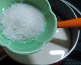 Hình bước làm 2 của món Lòng trắng TRỨNG hấp sữa tươi