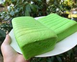 Foto langkah ke 7 dari resep Ogura Pandan Lembut Moist Cake Anti Gagal.