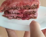 Epres-meggyes torta desszert recept fázis 6 fotója