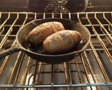 A picture of step 2 of Jalapeno popper Hasselbeck potatoes.