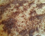 A picture of step 2 of Cinnamon rolls with coffee glaze.