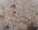 A picture of step 6 of Porcini Mushroom Risotto.