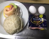 饅頭夾火腿蛋(超簡單）的食譜步驟1照片