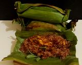 Foto langkah ke 6 dari resep Nasi Beras Merah Bakar.
