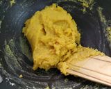 A picture of step 7 of Mango coconut laddo.