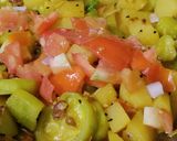 A picture of step 6 of Turai(Ridge gourd) Dry Curry.
