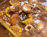 Foto langkah ke 7 dari resep Udang cumi saus padang.