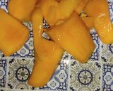 A picture of step 2 of Mango Plum Peaches Mocktail 🍑🥭 🫐.