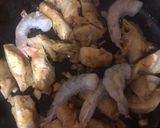 Foto del paso 8 de la receta Salteado de alcachofas con gambas y jamón